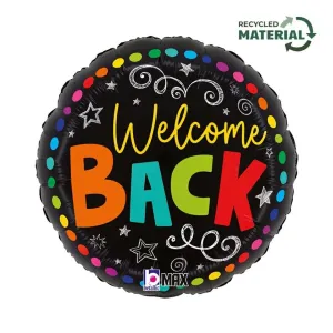 18" Betallic Welcome Back Colourful Foil balloon