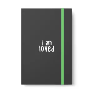 Affirmation Feminist Pro Choice Color Contrast Notebook & Journal - I Am Beautiful (White)