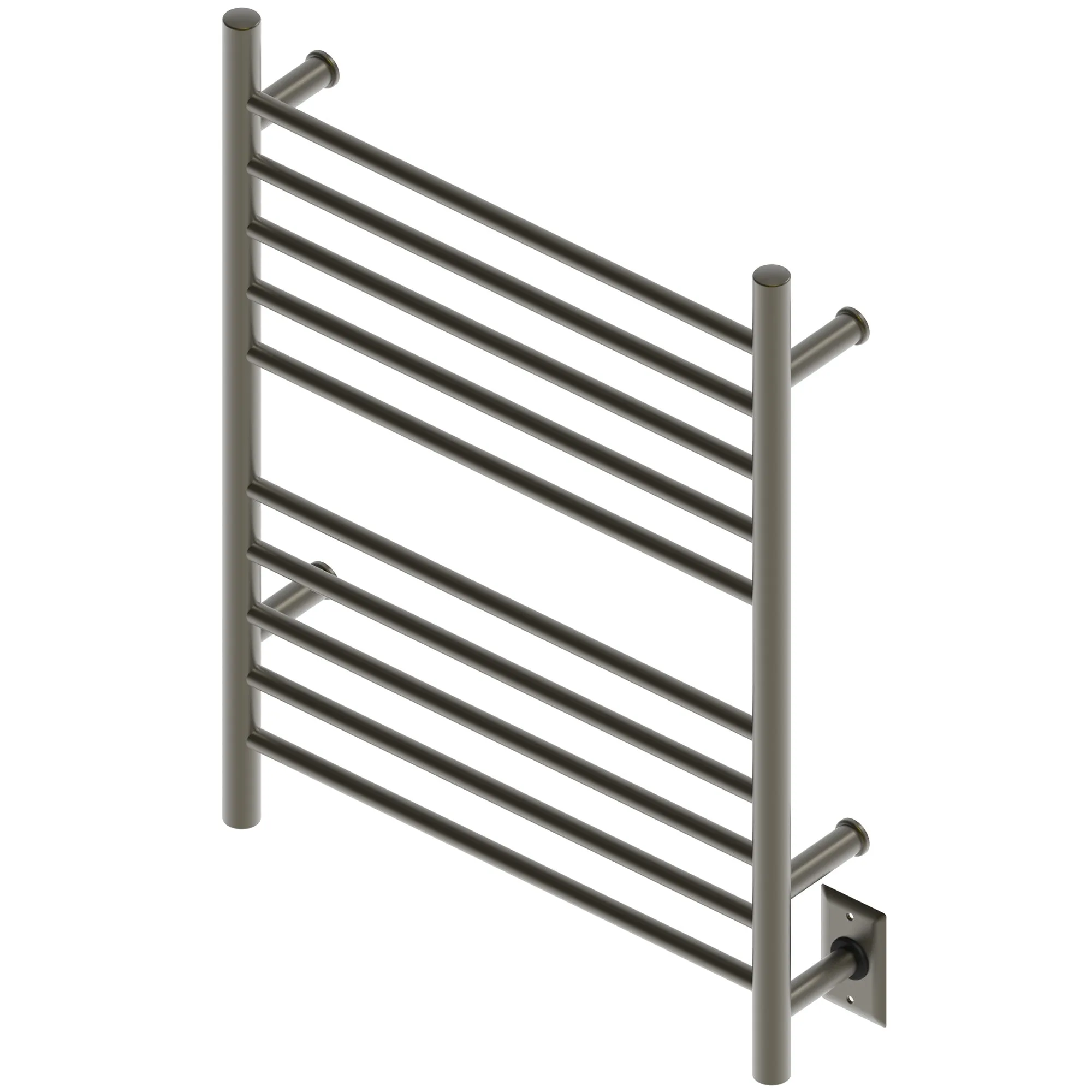 Amba RWH-SBB Radiant Hardwired   Plug-in Combo Straight 10 Bar Towel Warmer in Brushed Bronze