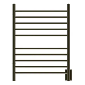 Amba RWH-SBB Radiant Hardwired   Plug-in Combo Straight 10 Bar Towel Warmer in Brushed Bronze