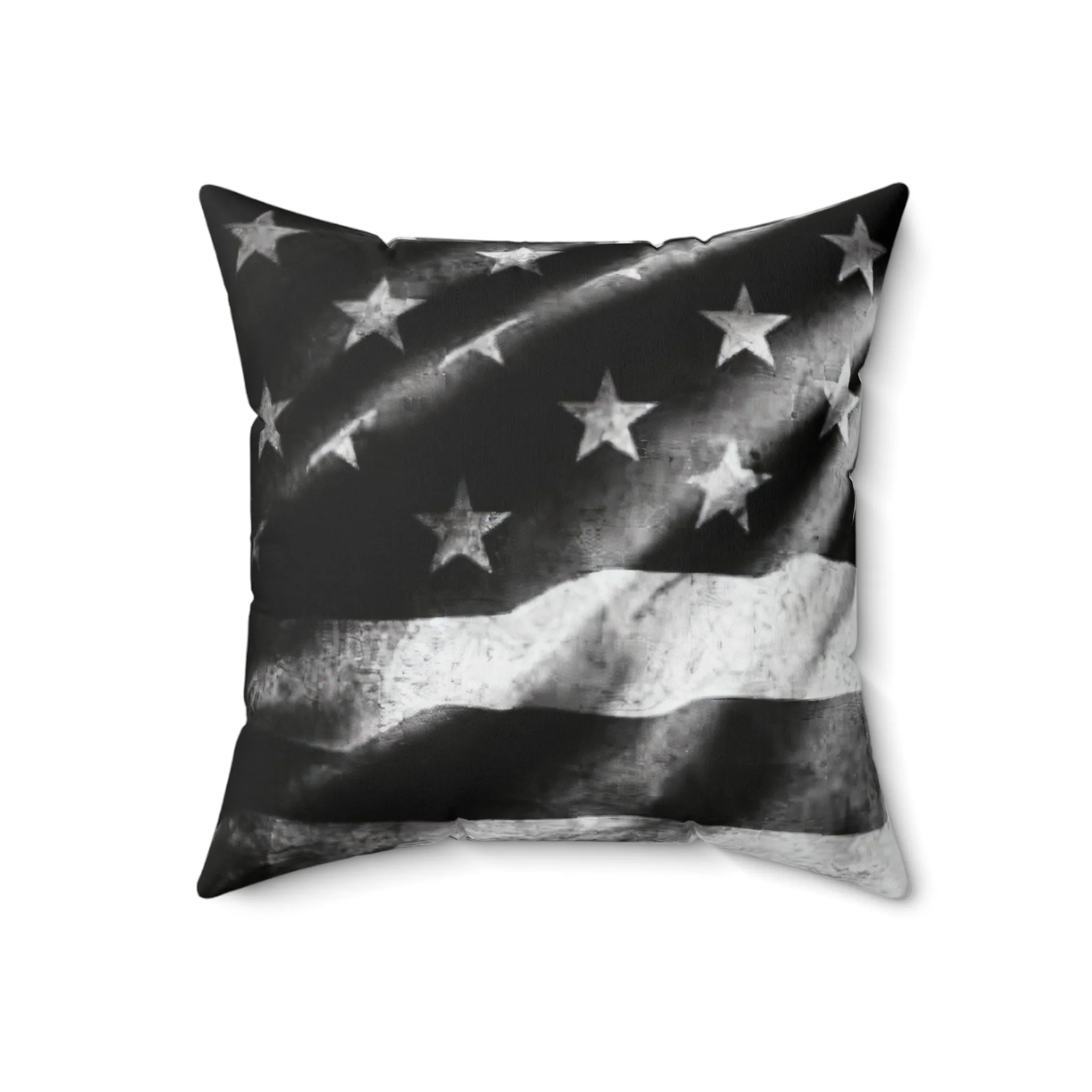 “Americana” Spun Polyester Square Pillow