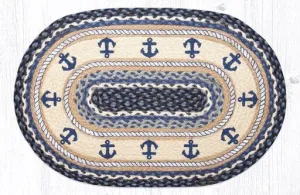 Anchor Oval Braided Rug