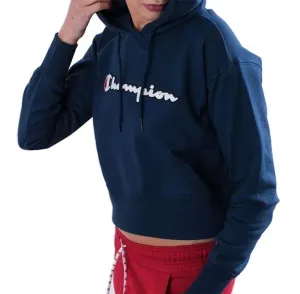 Champion Womens Hooded Sweatshirt Navy