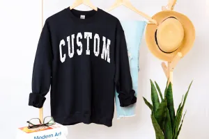 Custom State Vintage Graphic Sweatshirts