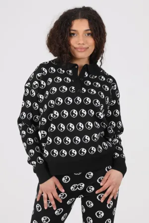 Daisy Street Knitted Yin and Yang Jumper