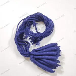 Dark blue Cotton dori premium quality necklace cord cotton back rope for necklace CDRD02