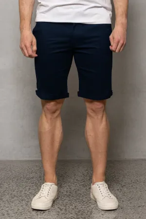 Elijah Brushed Cotton Short: Thunderstorm