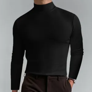 Everyday High Collar Long Sleeve Top