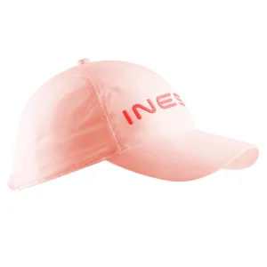 Golf cap MW500 children's pink INESIS neon pastel salmon/neon coral pink