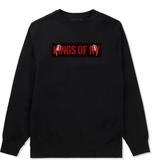 Kings of NY Red Girl Logo Boys Kids Crewneck Sweatshirt