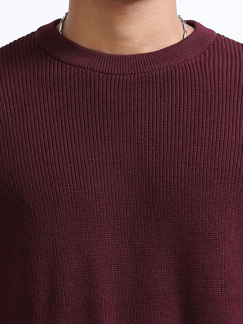 Men's Burgundy Sweater