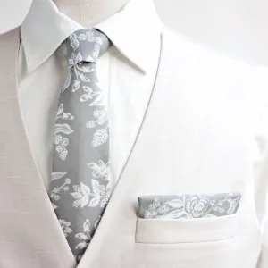 Men's Necktie / Grey Toile