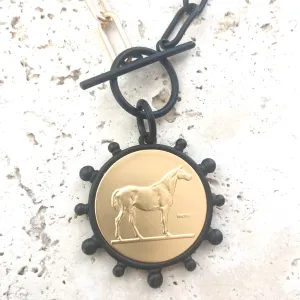 Mixed Metal Coin Necklace