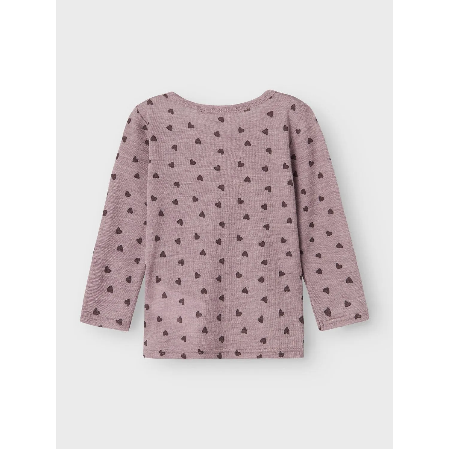 Name It Purple Dove Wang Wool Rib Blouse AOP