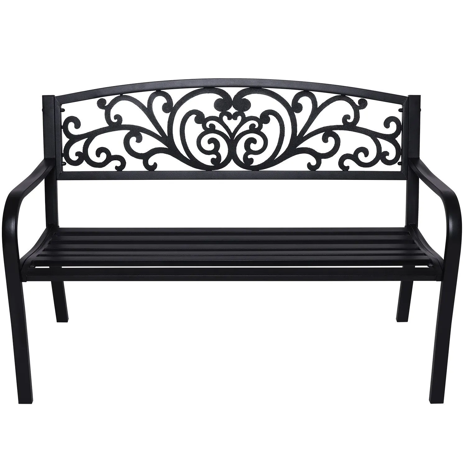 Outdoor Garden Bench - Floral