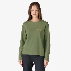 Patagonia Women's Lightweight Unity Fitz Wildrise Crew - TERRAIN GREEN