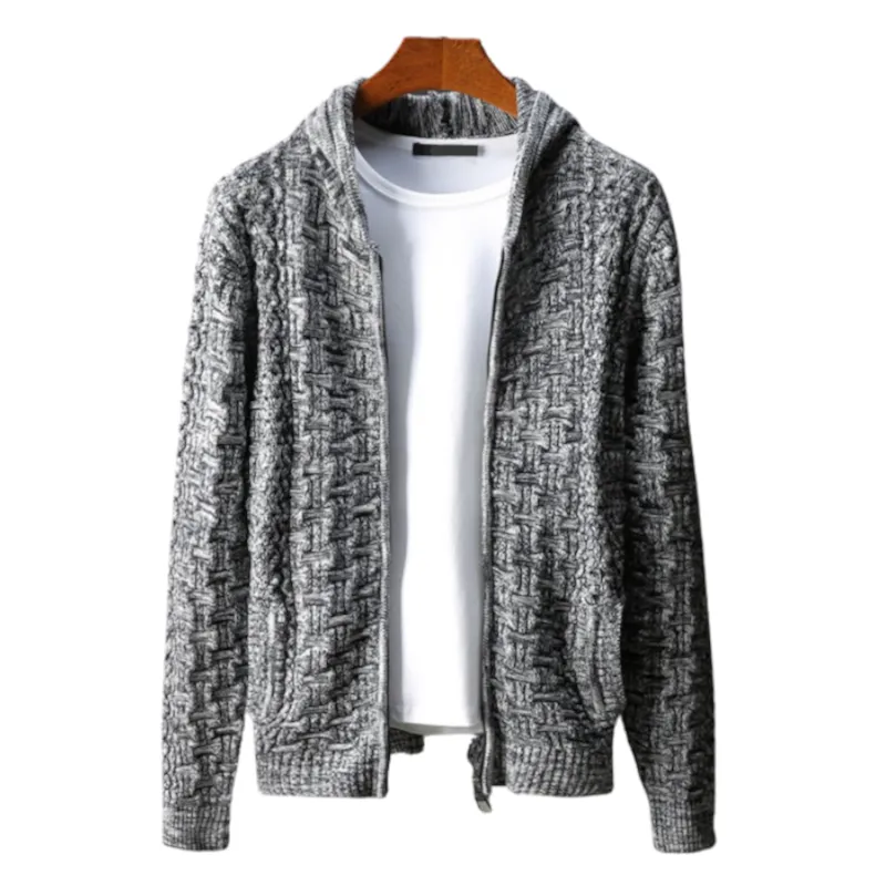 Pologize™ Cardigan Hooded Sweatshirt