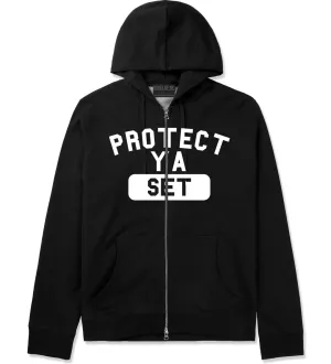 Protect Ya Set Neck Zip Up Hoodie