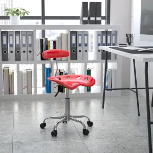 Red Tractor Task Chair LF-214-RED-GG