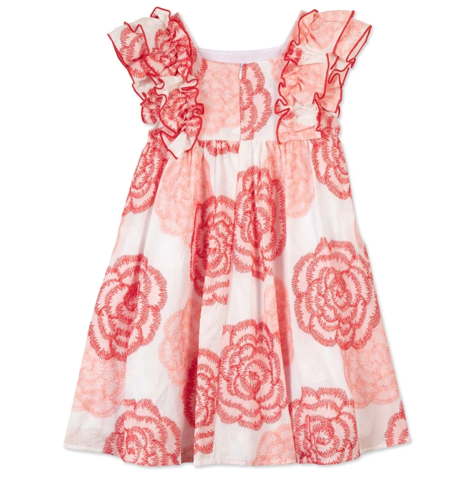 Rosa Ruffled Floral Dress