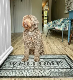 Welcome - Mosaic Vinyl Rug